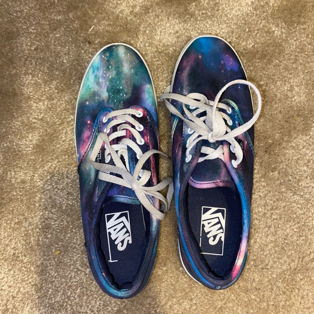Galaxy print Vans
